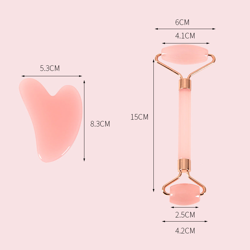 Multi Colour crystal roller facial massage non-jade beauty stick