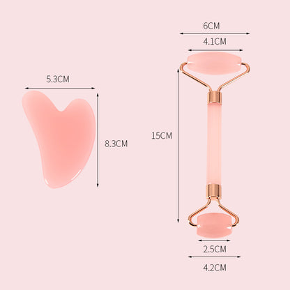 Multi Colour crystal roller facial massage non-jade beauty stick