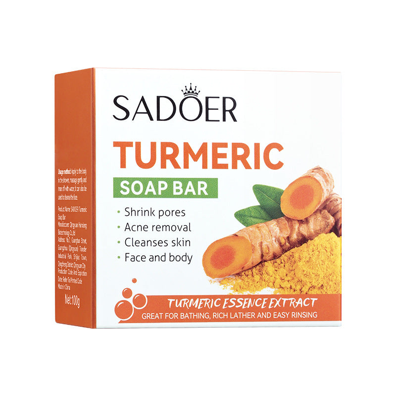 Turmeric Soap Bar for Face and Body Acne Care