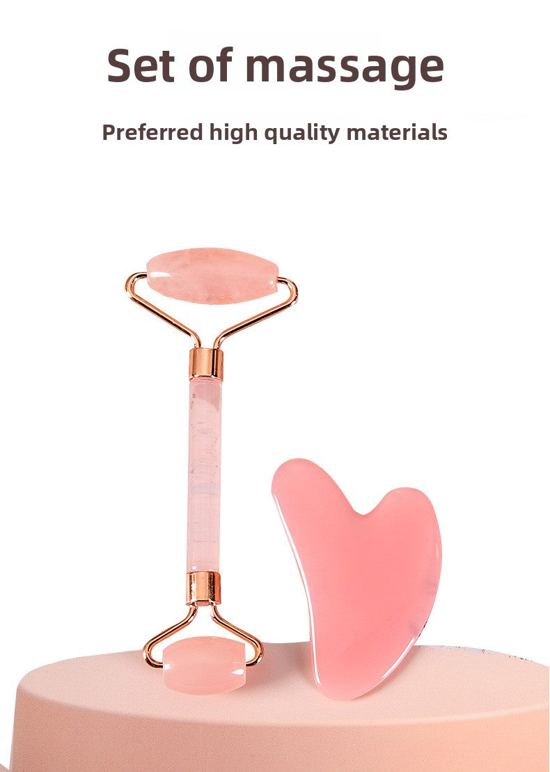 Multi Colour crystal roller facial massage non-jade beauty stick