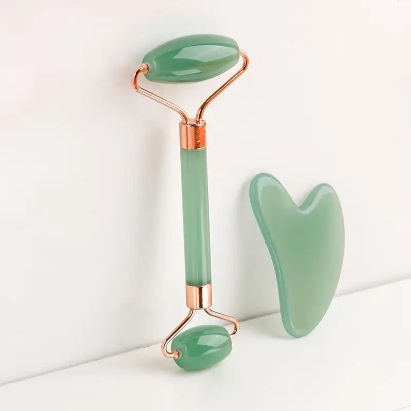 Multi Colour crystal roller facial massage non-jade beauty stick